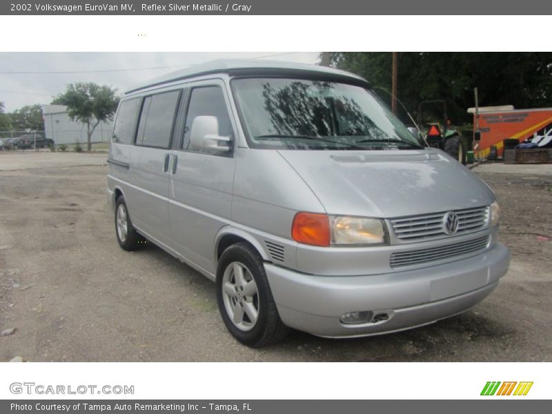 Reflex Silver Metallic / Gray 2002 Volkswagen EuroVan MV