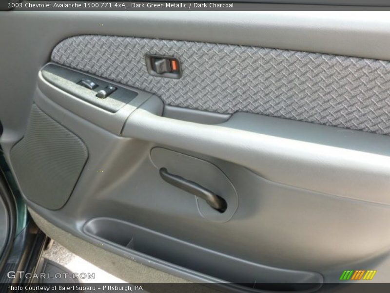 Dark Green Metallic / Dark Charcoal 2003 Chevrolet Avalanche 1500 Z71 4x4