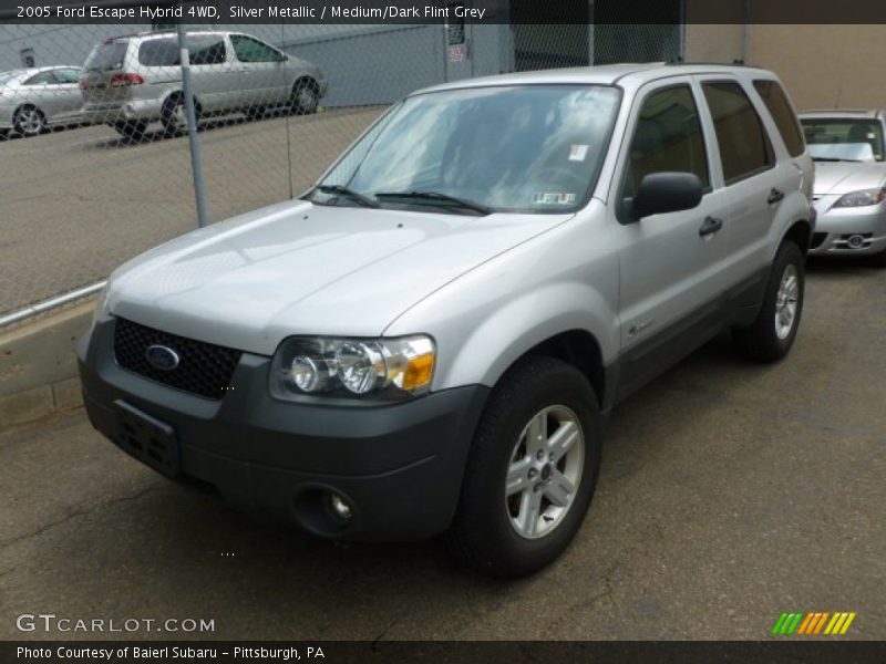 Silver Metallic / Medium/Dark Flint Grey 2005 Ford Escape Hybrid 4WD