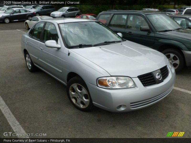Brilliant Aluminum / Charcoal 2005 Nissan Sentra 1.8