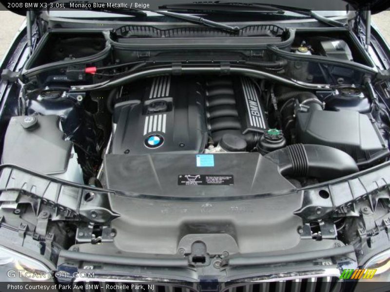 Monaco Blue Metallic / Beige 2008 BMW X3 3.0si