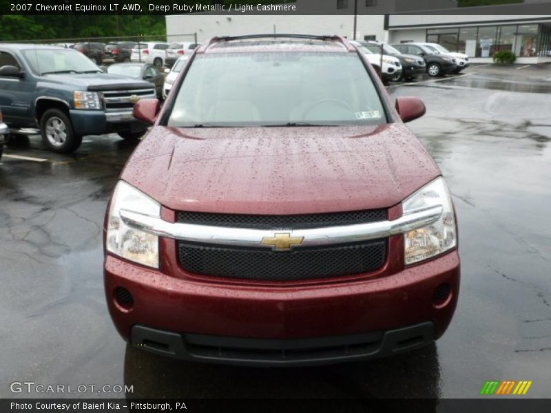 Deep Ruby Metallic / Light Cashmere 2007 Chevrolet Equinox LT AWD