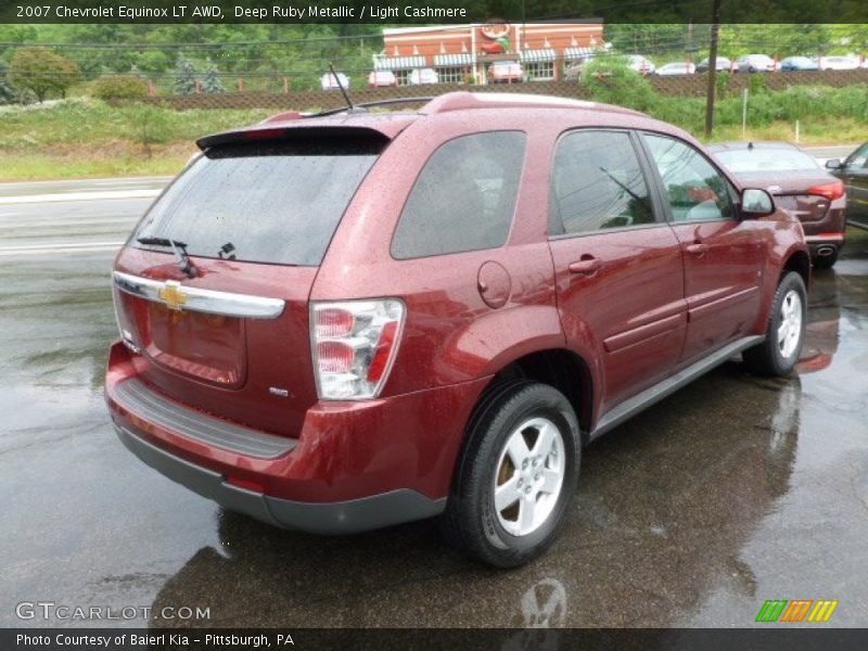 Deep Ruby Metallic / Light Cashmere 2007 Chevrolet Equinox LT AWD