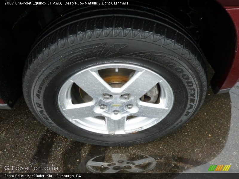 Deep Ruby Metallic / Light Cashmere 2007 Chevrolet Equinox LT AWD