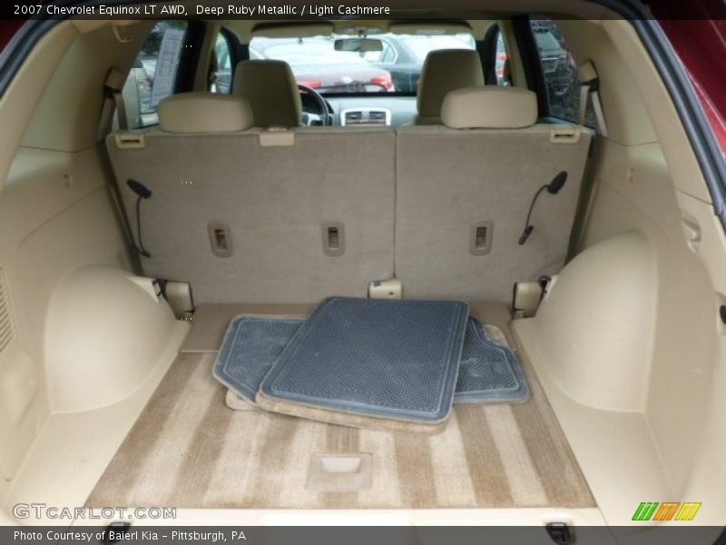 Deep Ruby Metallic / Light Cashmere 2007 Chevrolet Equinox LT AWD