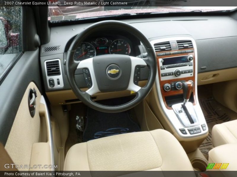 Deep Ruby Metallic / Light Cashmere 2007 Chevrolet Equinox LT AWD