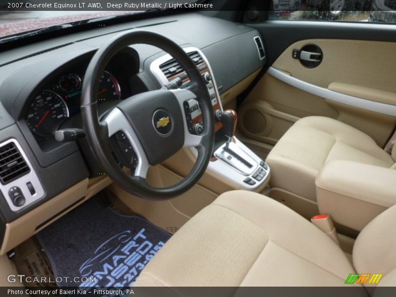 Deep Ruby Metallic / Light Cashmere 2007 Chevrolet Equinox LT AWD