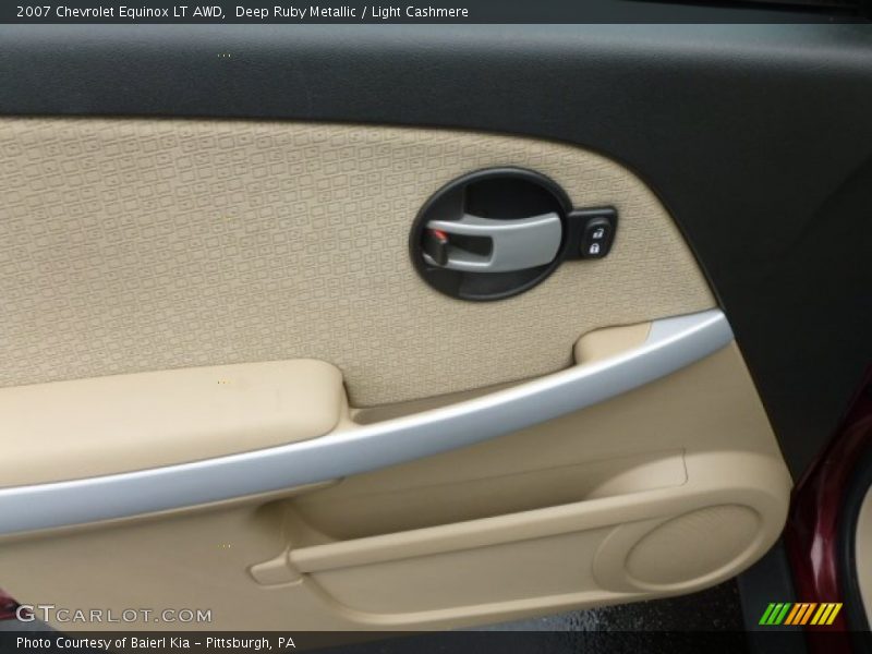 Deep Ruby Metallic / Light Cashmere 2007 Chevrolet Equinox LT AWD