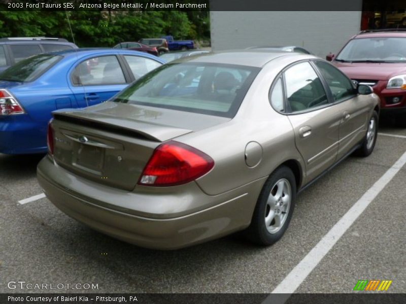 Arizona Beige Metallic / Medium Parchment 2003 Ford Taurus SES