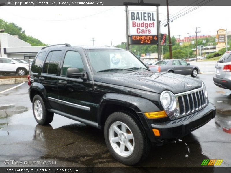 Black / Medium Slate Gray 2006 Jeep Liberty Limited 4x4