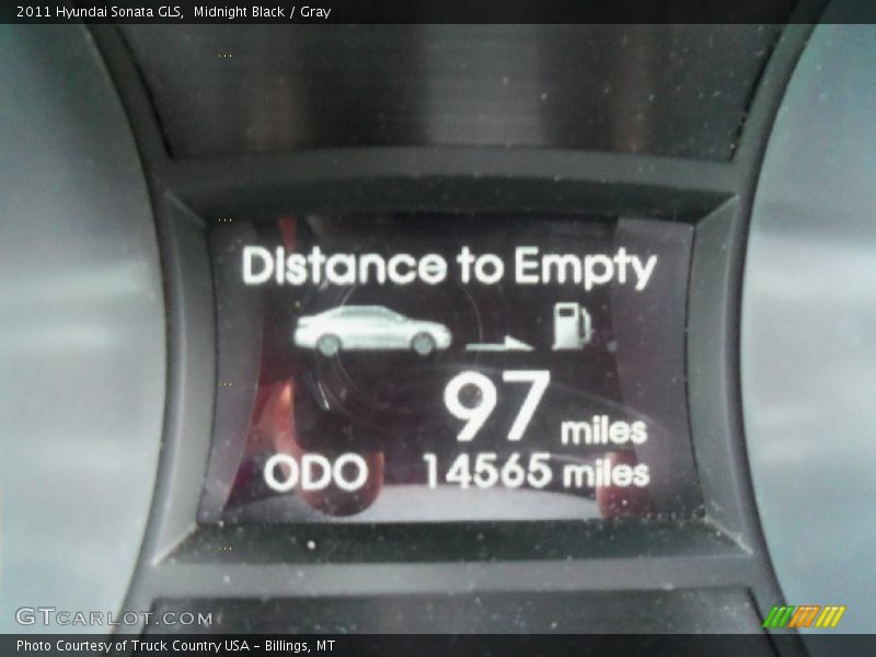 Midnight Black / Gray 2011 Hyundai Sonata GLS