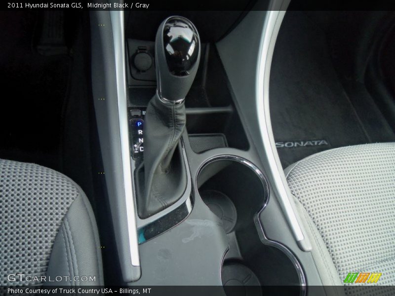 Midnight Black / Gray 2011 Hyundai Sonata GLS