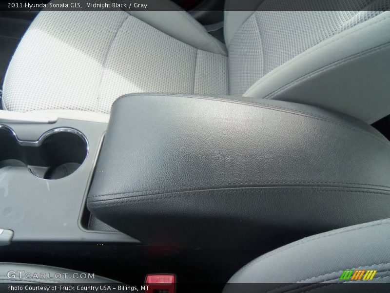 Midnight Black / Gray 2011 Hyundai Sonata GLS