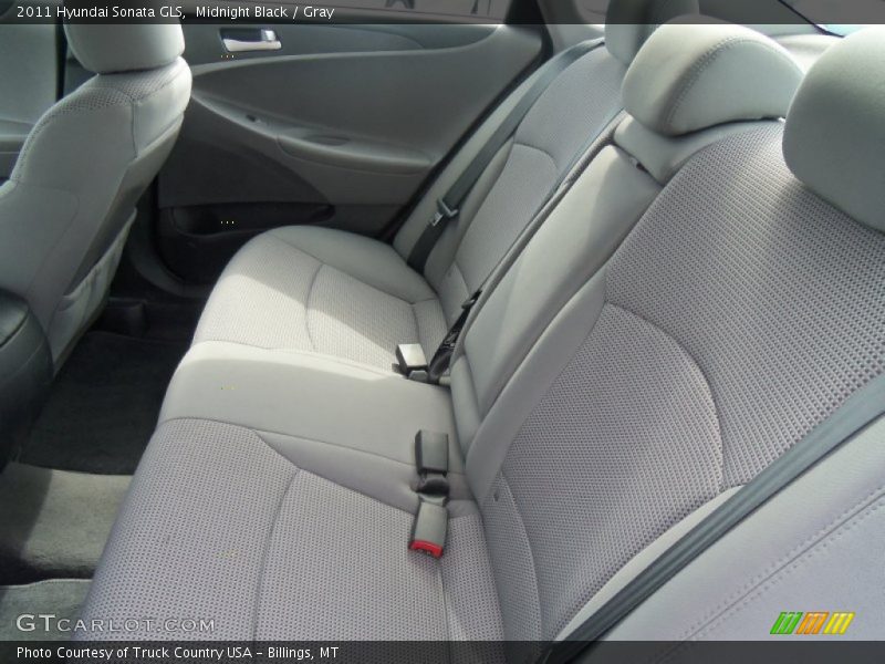 Midnight Black / Gray 2011 Hyundai Sonata GLS