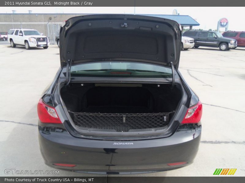 Midnight Black / Gray 2011 Hyundai Sonata GLS