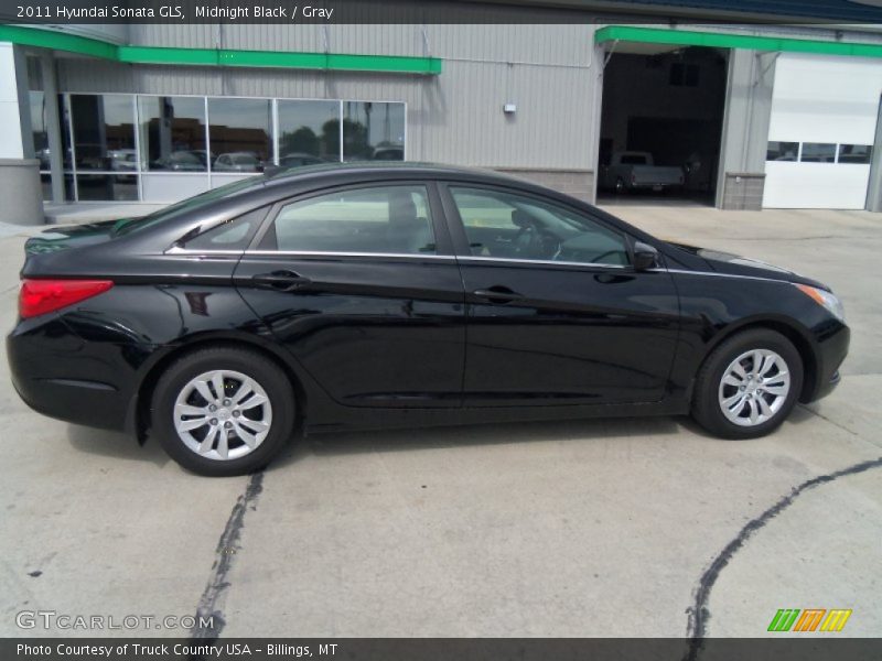 Midnight Black / Gray 2011 Hyundai Sonata GLS