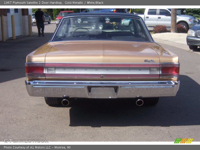 Gold Metallic / White/Black 1967 Plymouth Satellite 2 Door Hardtop