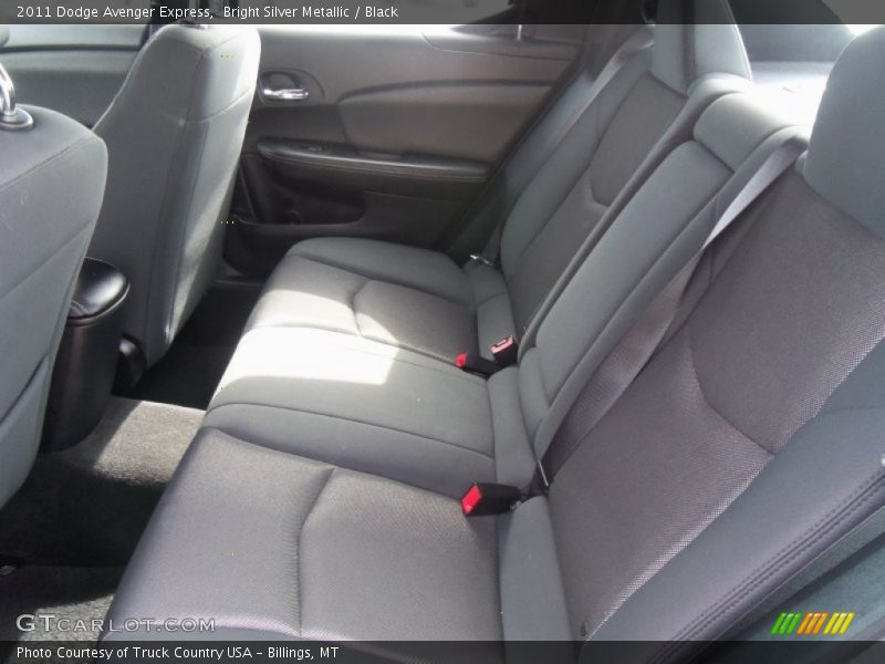 Bright Silver Metallic / Black 2011 Dodge Avenger Express