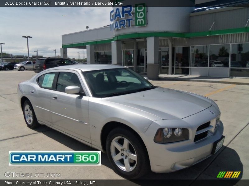 Bright Silver Metallic / Dark Slate Gray 2010 Dodge Charger SXT