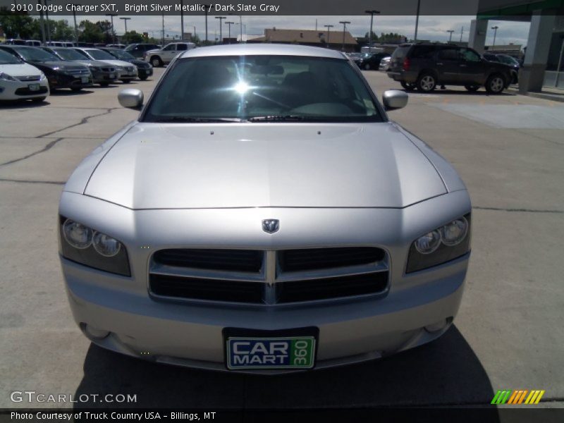 Bright Silver Metallic / Dark Slate Gray 2010 Dodge Charger SXT
