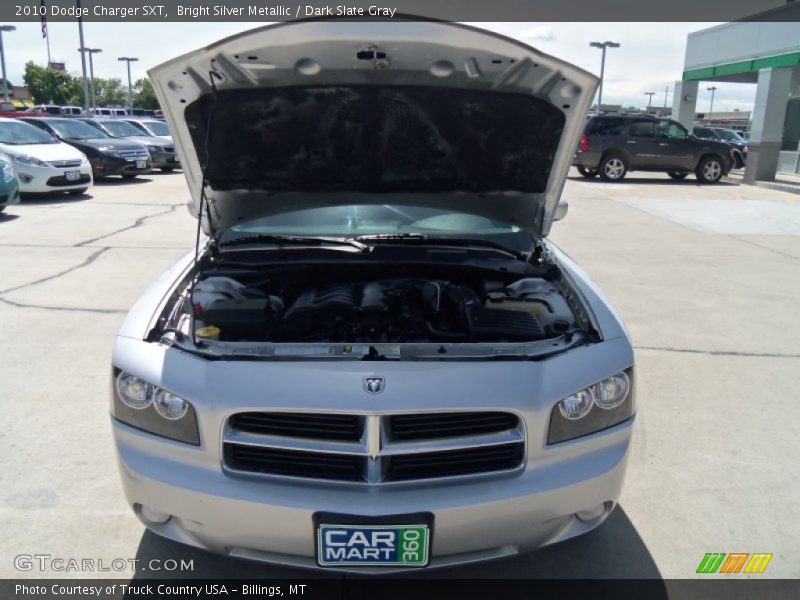 Bright Silver Metallic / Dark Slate Gray 2010 Dodge Charger SXT