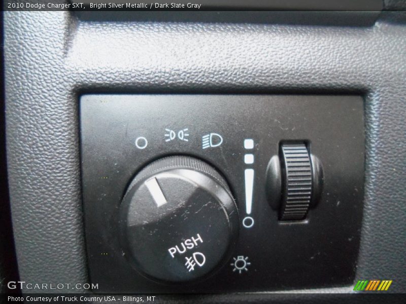 Bright Silver Metallic / Dark Slate Gray 2010 Dodge Charger SXT