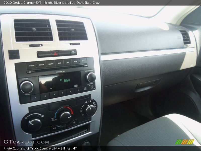 Bright Silver Metallic / Dark Slate Gray 2010 Dodge Charger SXT