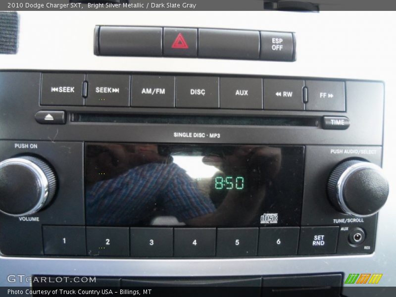 Bright Silver Metallic / Dark Slate Gray 2010 Dodge Charger SXT