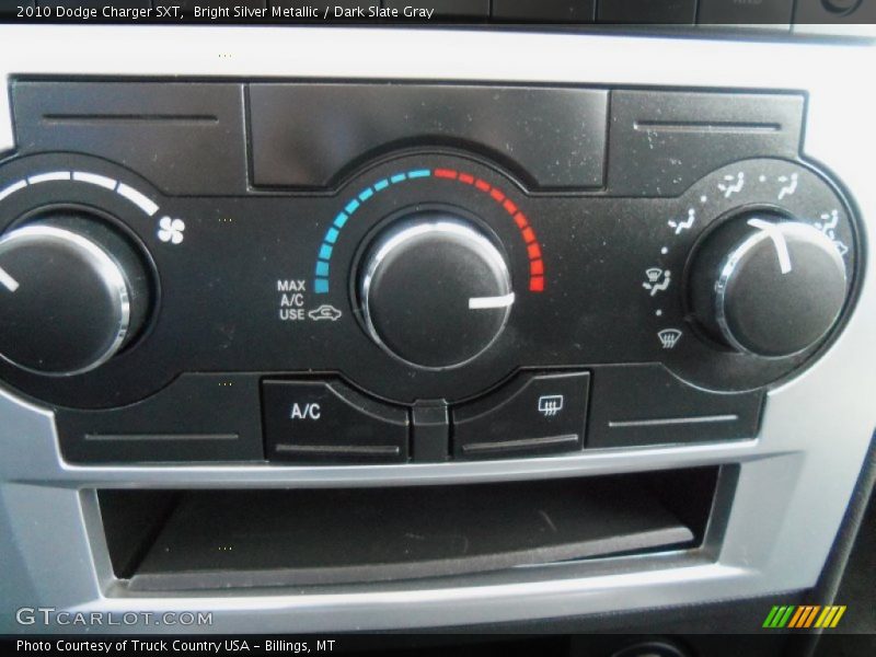 Bright Silver Metallic / Dark Slate Gray 2010 Dodge Charger SXT