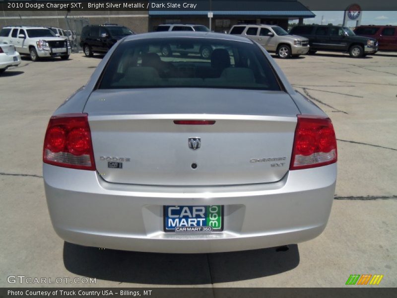 Bright Silver Metallic / Dark Slate Gray 2010 Dodge Charger SXT