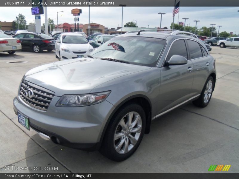 Diamond Graphite Metallic / Graphite 2006 Infiniti FX 45 AWD