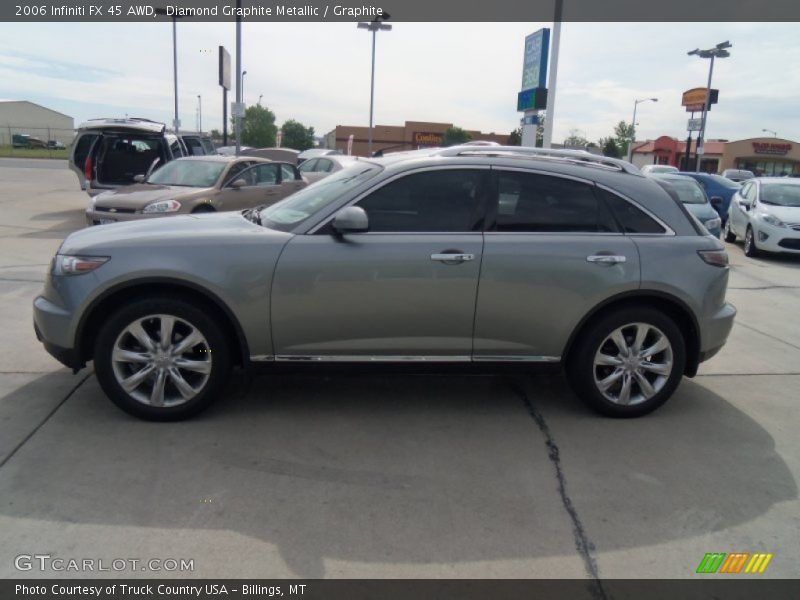 Diamond Graphite Metallic / Graphite 2006 Infiniti FX 45 AWD