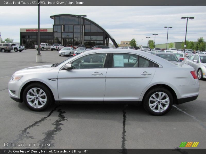Ingot Silver / Light Stone 2011 Ford Taurus SEL AWD