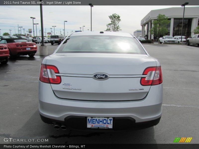 Ingot Silver / Light Stone 2011 Ford Taurus SEL AWD