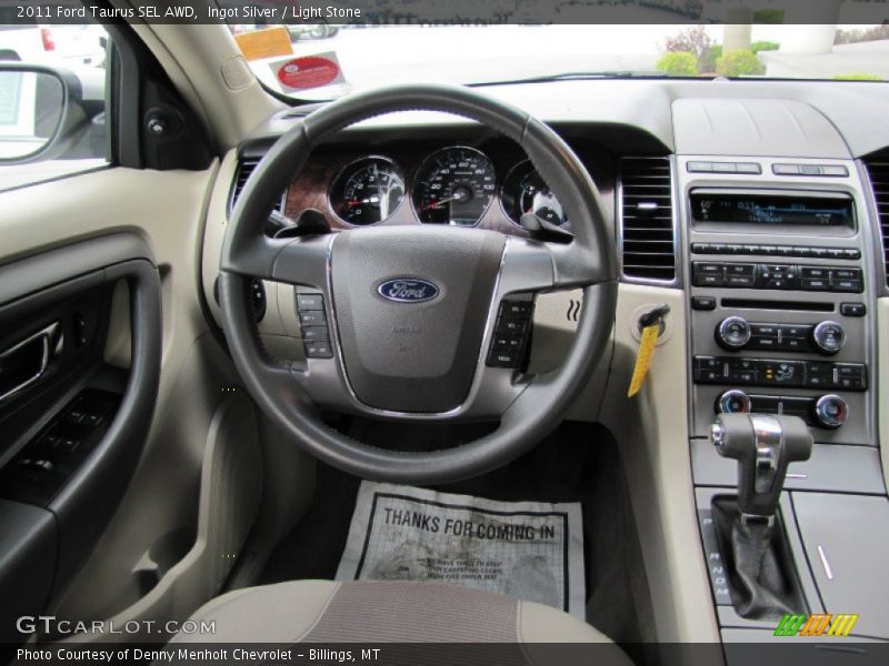 Ingot Silver / Light Stone 2011 Ford Taurus SEL AWD