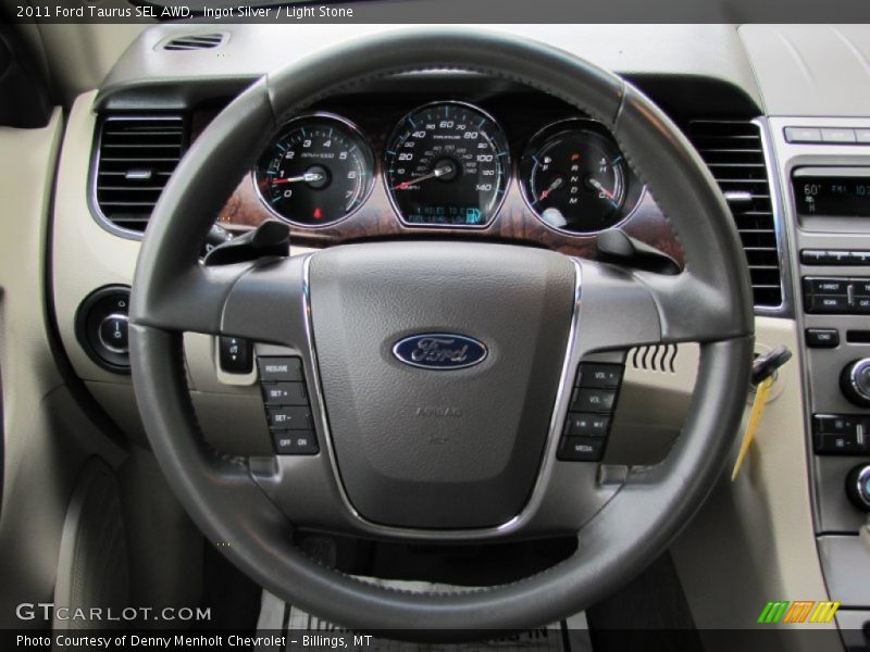 Ingot Silver / Light Stone 2011 Ford Taurus SEL AWD