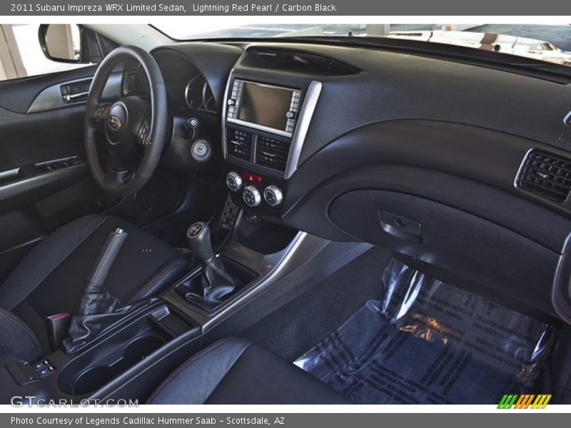 2011 Impreza WRX Limited Sedan Carbon Black Interior