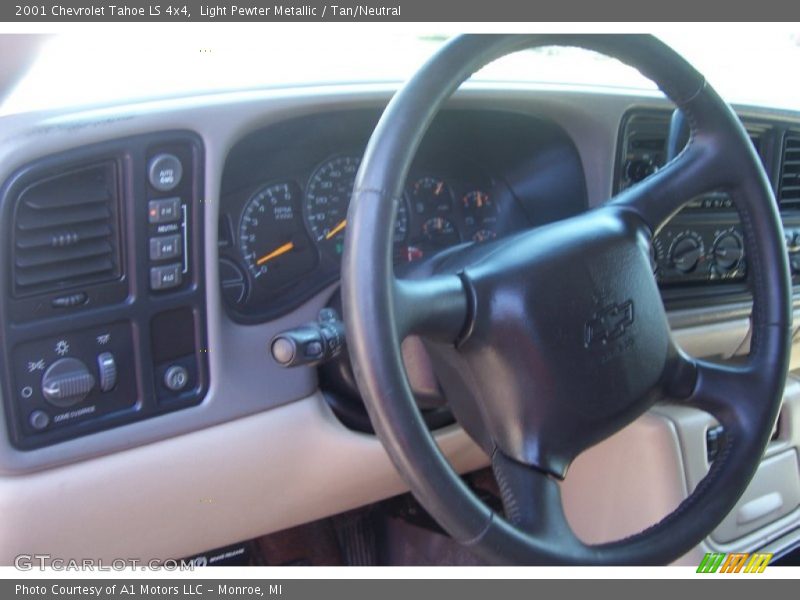 Light Pewter Metallic / Tan/Neutral 2001 Chevrolet Tahoe LS 4x4