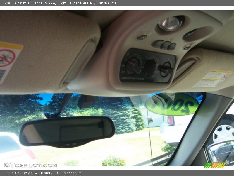 Light Pewter Metallic / Tan/Neutral 2001 Chevrolet Tahoe LS 4x4