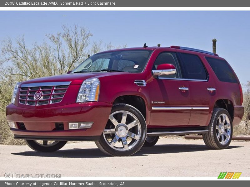 Front 3/4 View of 2008 Escalade AWD