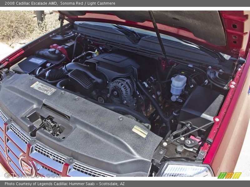  2008 Escalade AWD Engine - 6.2 Liter OHV 16-Valve VVT Vortec V8