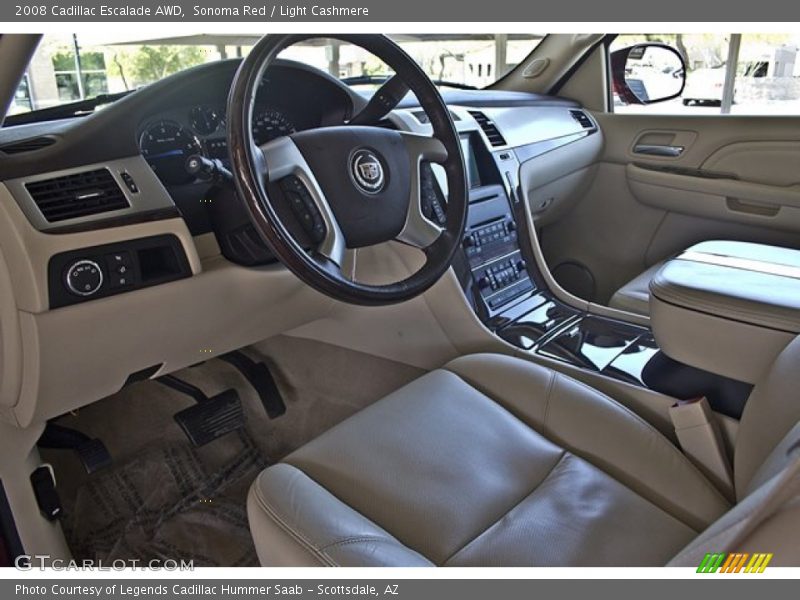Sonoma Red / Light Cashmere 2008 Cadillac Escalade AWD