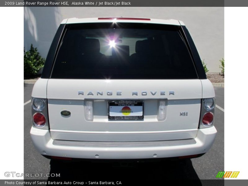 Alaska White / Jet Black/Jet Black 2009 Land Rover Range Rover HSE