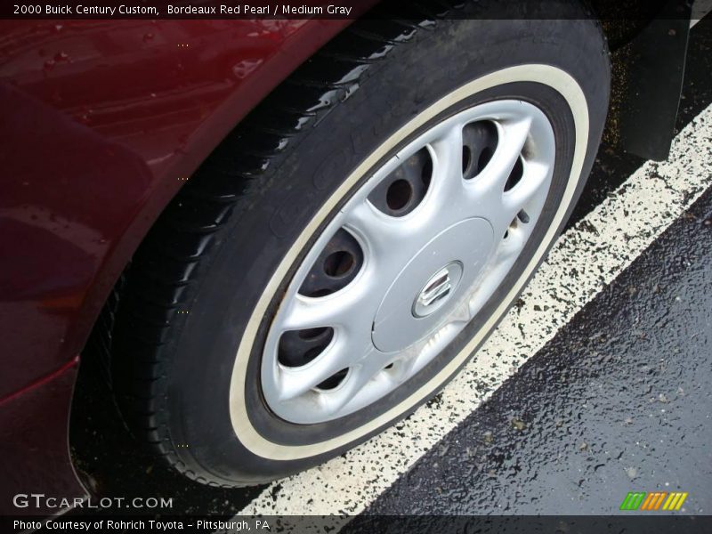 Bordeaux Red Pearl / Medium Gray 2000 Buick Century Custom