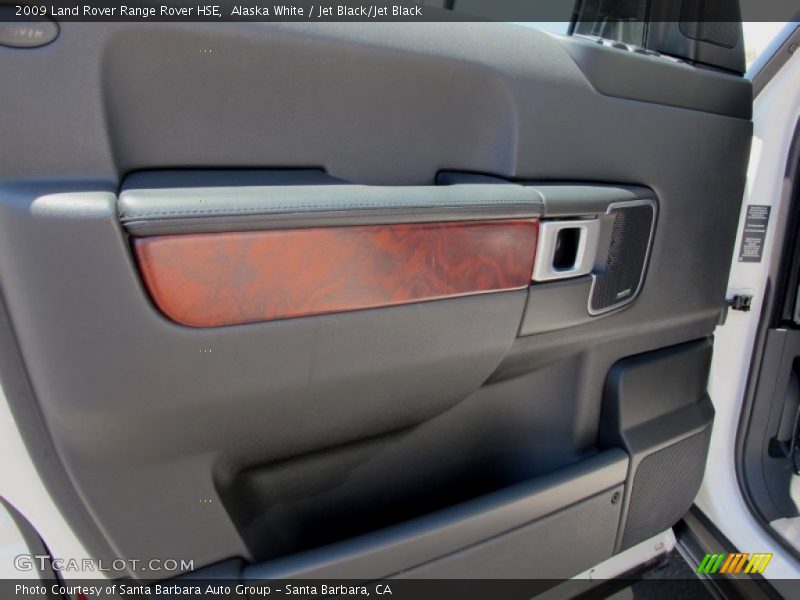 Alaska White / Jet Black/Jet Black 2009 Land Rover Range Rover HSE