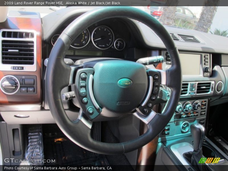 Alaska White / Jet Black/Jet Black 2009 Land Rover Range Rover HSE