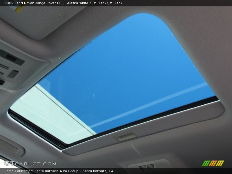 Alaska White / Jet Black/Jet Black 2009 Land Rover Range Rover HSE