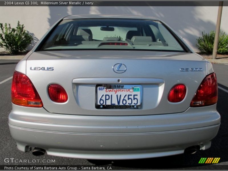 Millennium Silver Metallic / Ivory 2004 Lexus GS 300