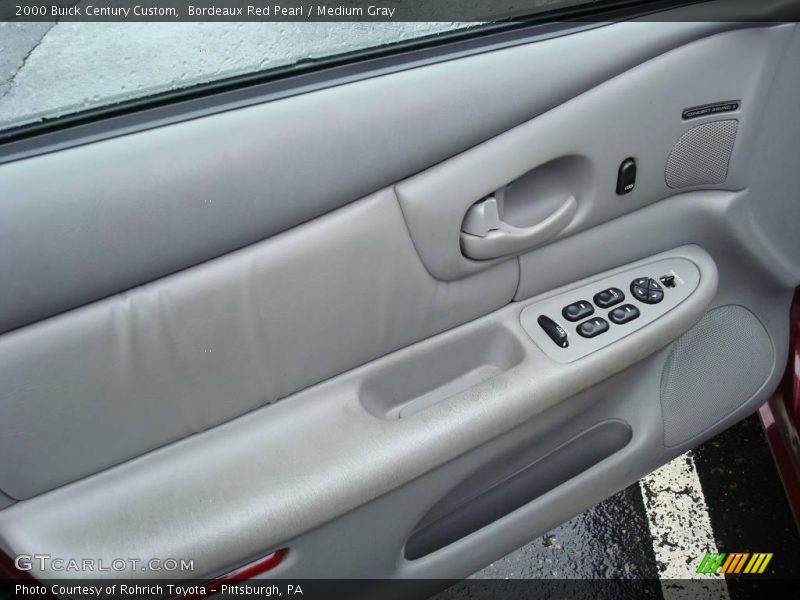Bordeaux Red Pearl / Medium Gray 2000 Buick Century Custom