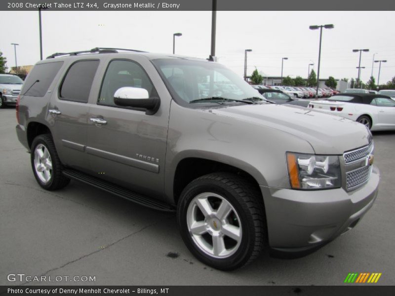 Graystone Metallic / Ebony 2008 Chevrolet Tahoe LTZ 4x4